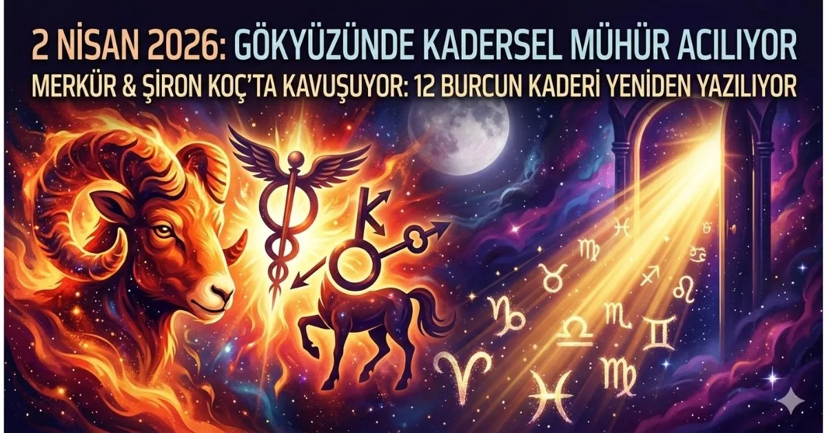 2 nisan 2026 astroloji haberleri merkür şiron kavuşumu etkileri